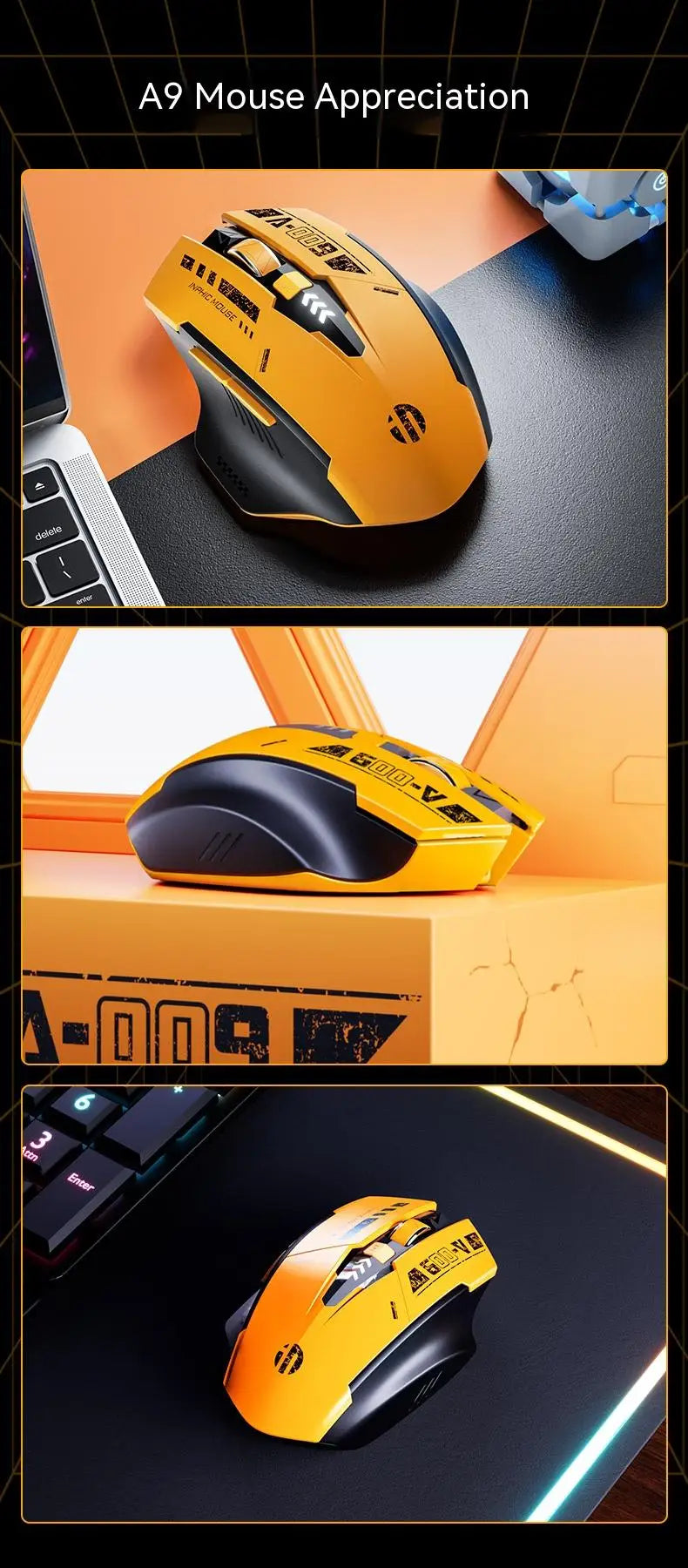 SUPER MOUSE SEM FIO COM CLIQUES SILENCIOSOS